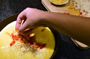 طريقة عمل بيض أومليت شهي بالخضروات