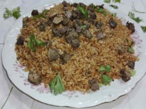 طريقة عمل الأرز بالكبد والقوانص للشيف علاء