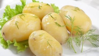 كمية السعرات الحرارية في البطاطس المسلوقة