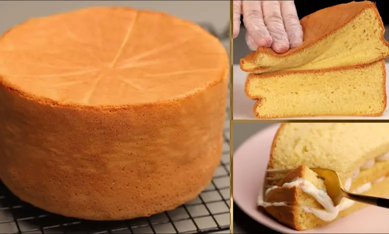 طريقة عمل الكيكة الاسفنجية للتورته
