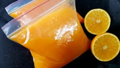 طريقة تخزين عصير البرتقال لشهر رمضان