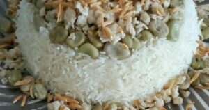 طريقة عمل الرز بالفول والشبت مع صدور الدجاج