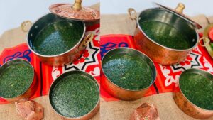 طريقة عمل الملوخية الخضراء فاطمة ابو حاتي