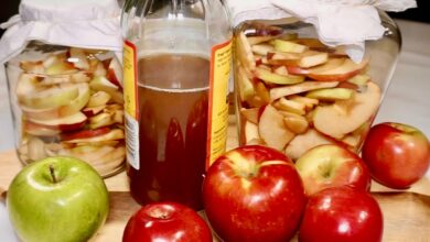 طريقة عمل خل التفاح